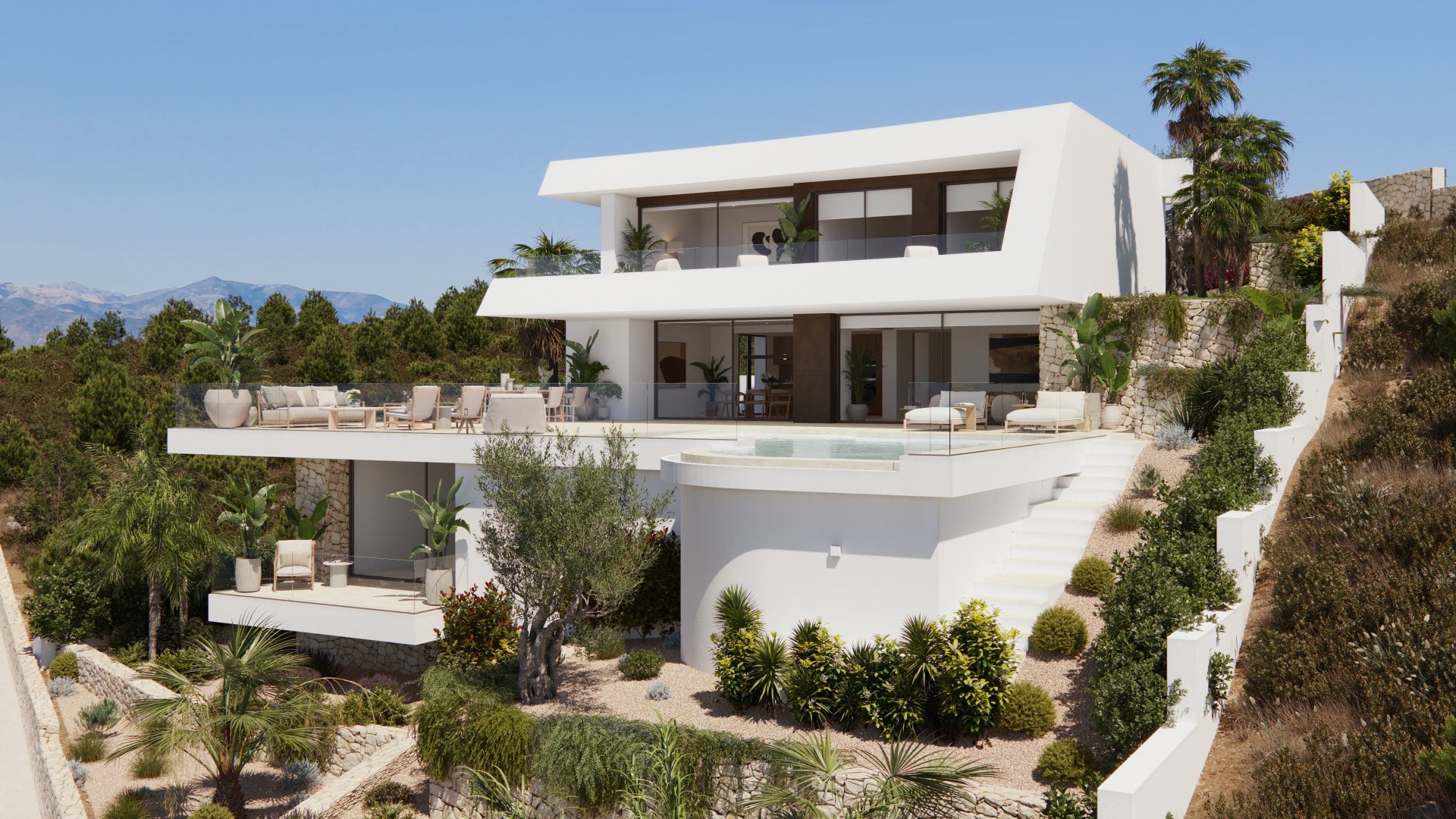 Villa i Cumbre Del Sol, Alicante, Spanien 4 sovrum, 761 kvm. Nr. 194709