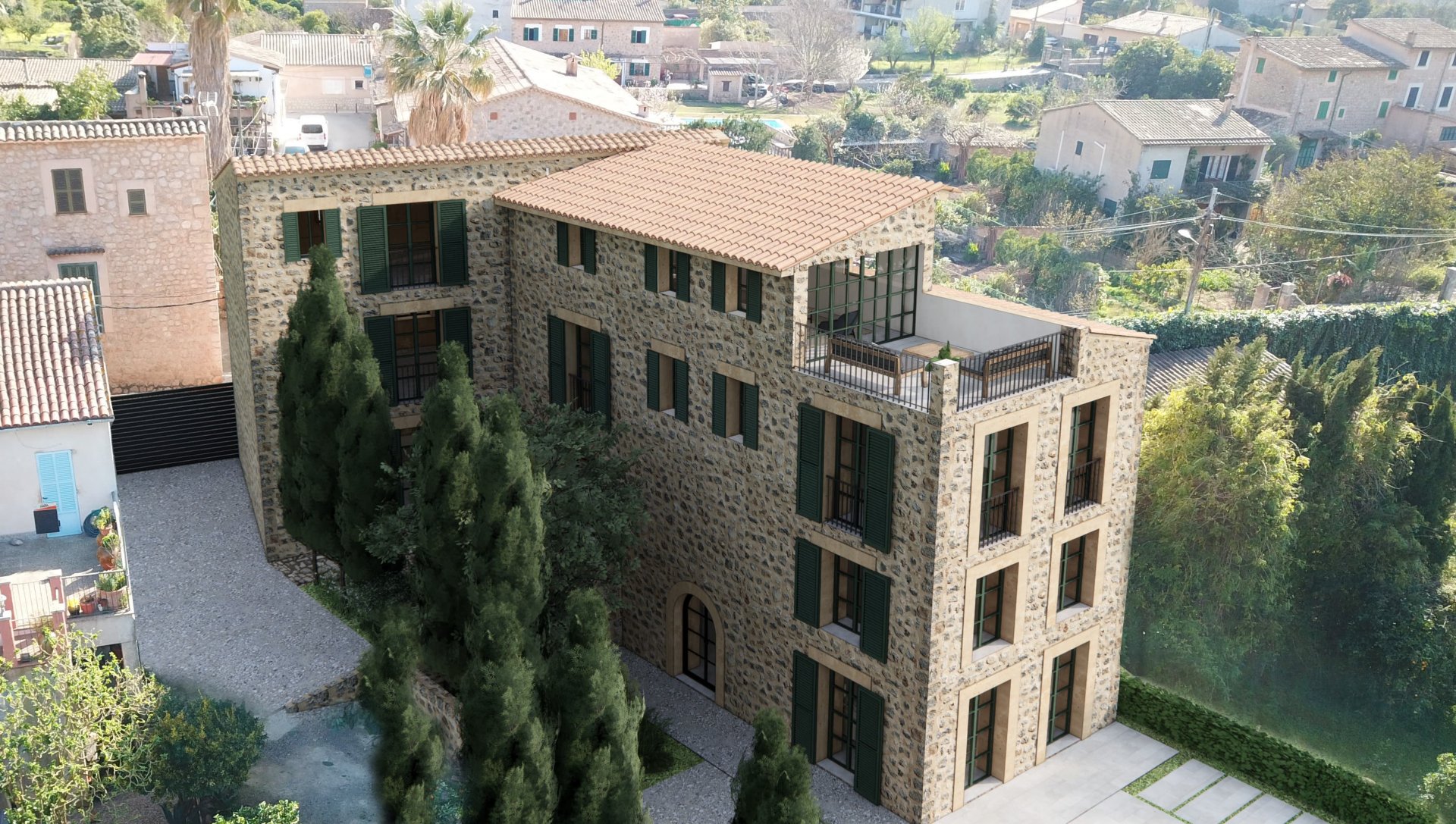 Finca in Soller, Mallorca, Spanien 5 Schlafzimmer, 600 m2 Nr. 66926