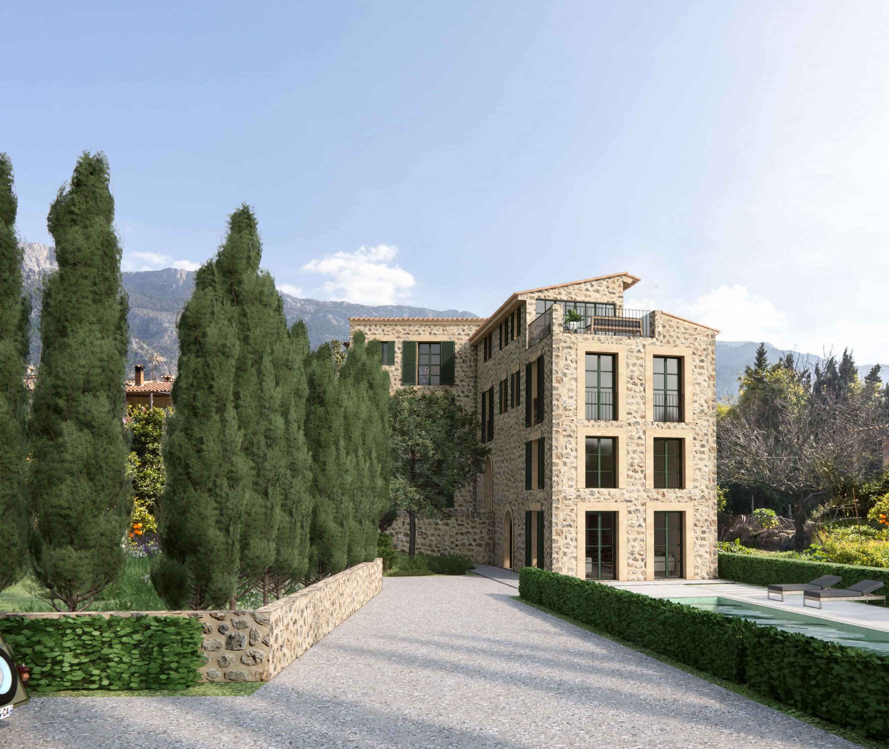 Finca Soller, Mallorca, Espanja 5 makuuhuonetta, 600 m2 No. 66925