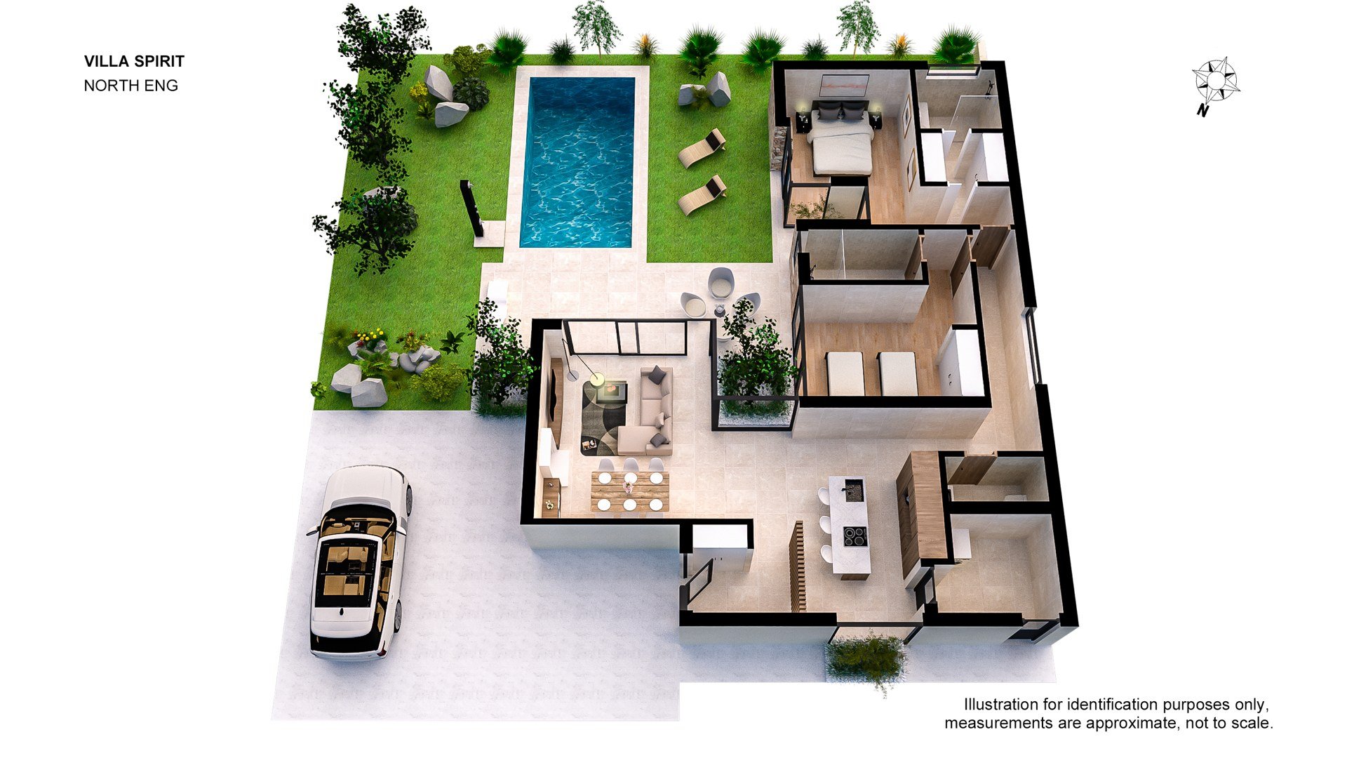 Вилла в Мурсия, Испания 2 спальни, 100м2 №67690