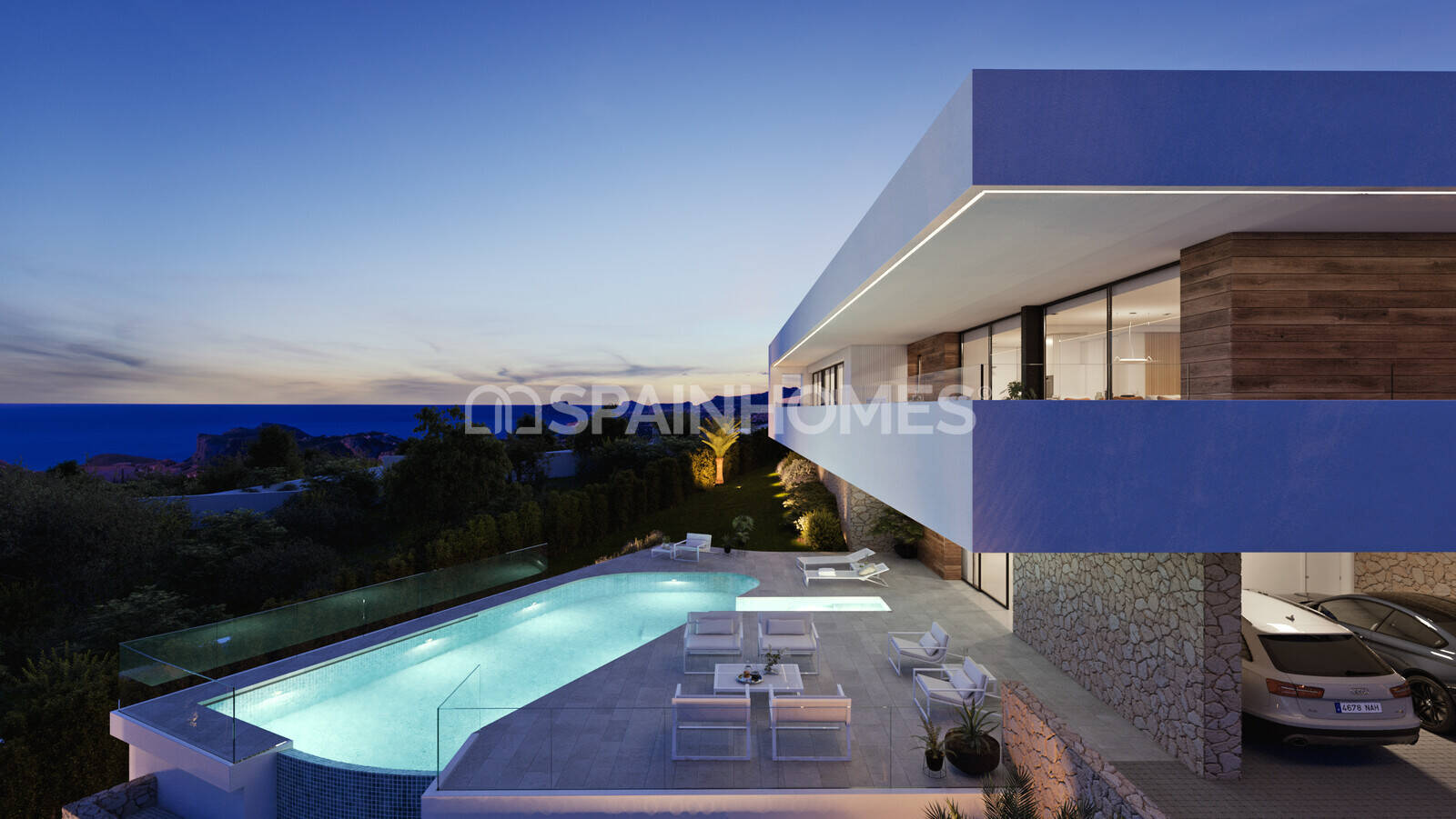 Villa a Benitachell, Alicante, Spagna 3 camere da letto, 267 mq. N° 166092