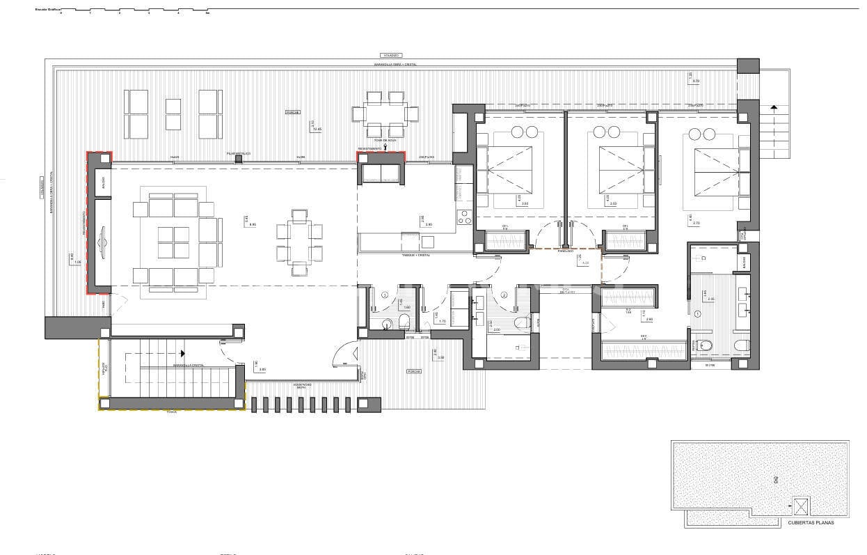 Villa a Benitachell, Alicante, Spagna 3 camere da letto, 267 mq. N° 166092