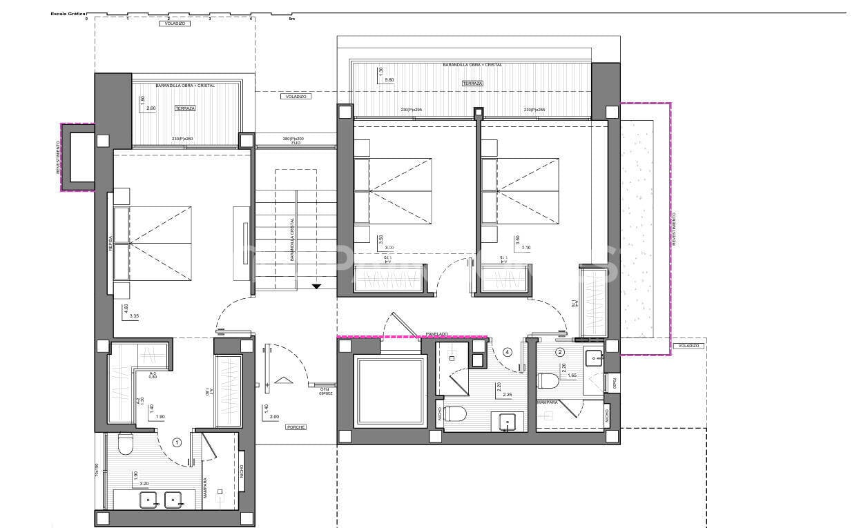 Villa i Benitachell, Alicante, Spanien 3 sovrum, 207 kvm. Nr. 166091