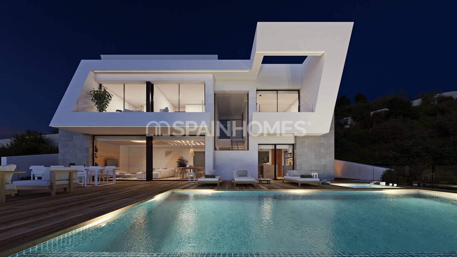 Villa i Benitachell, Alicante, Spanien 3 sovrum, 207 kvm. Nr. 166091