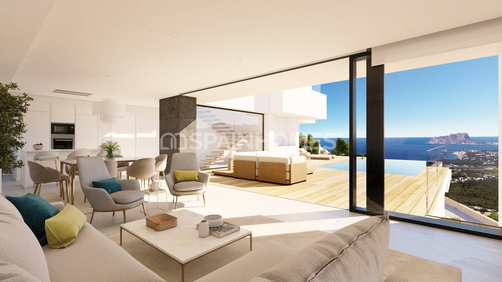 Villa Benitachell, Alicante, Spānijā 3 istabas, 193 m2 Nr. 166093