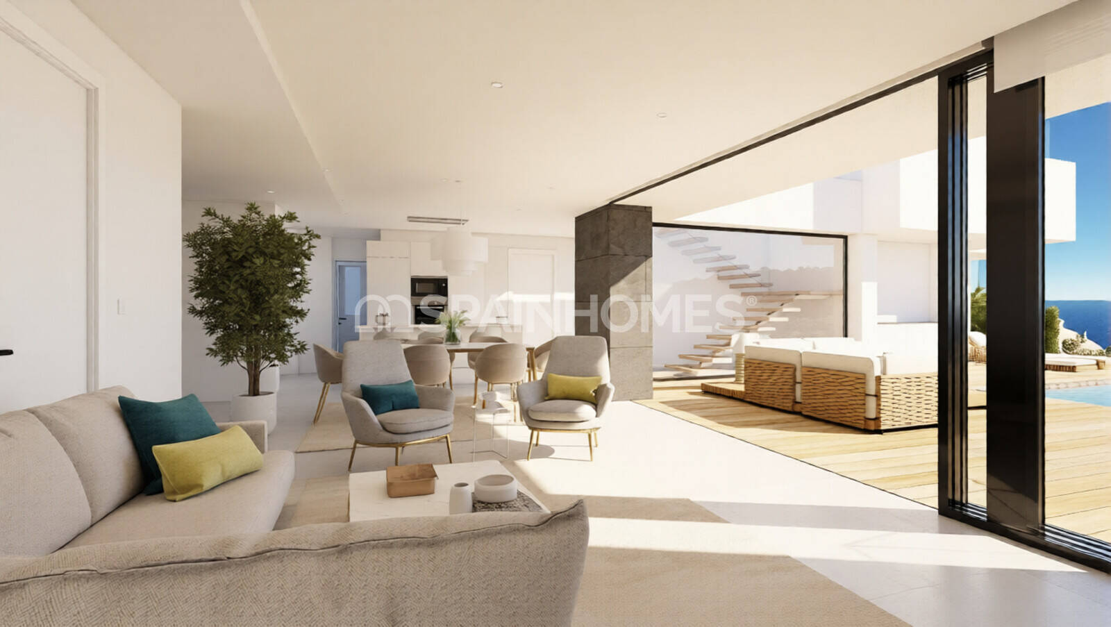 Villa Benitachell, Alicante, Spānijā 3 istabas, 193 m2 Nr. 166093
