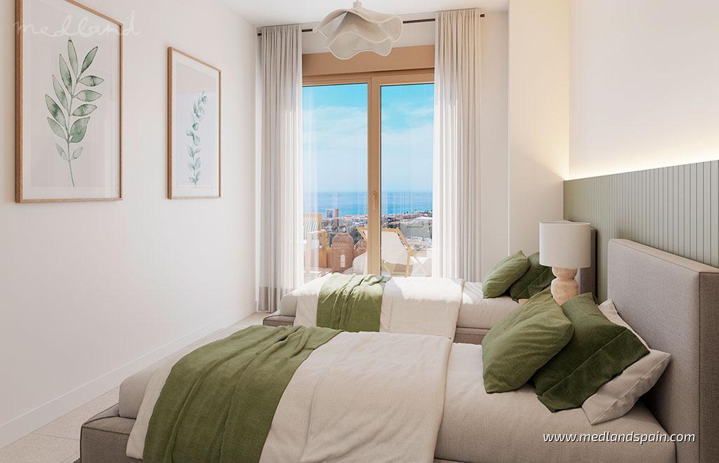 Huoneisto Mijas Costa, Malaga, Espanja 1 makuuhuone, 75 m2 No. 194051