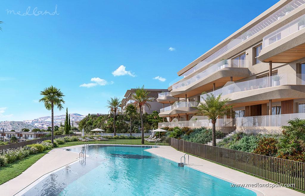 Huoneisto Mijas Costa, Malaga, Espanja 2 makuuhuonetta, 112 m2 No. 194054