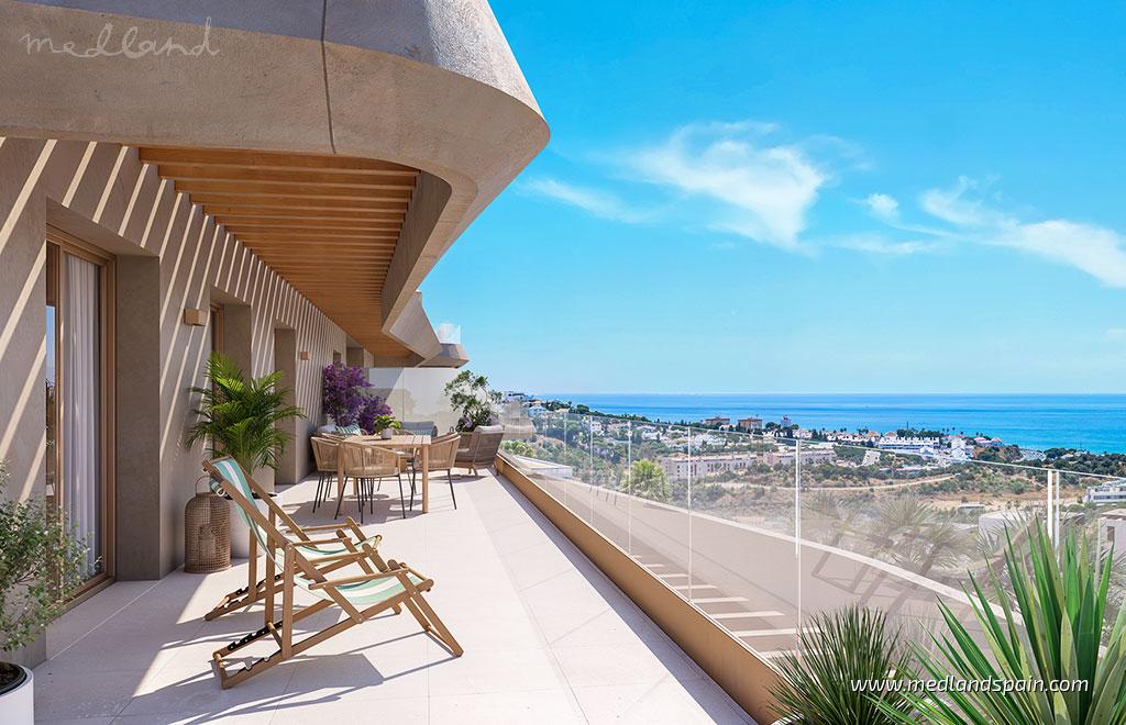 Wohnung in Mijas Costa, Malaga, Spanien 3 Schlafzimmer, 119 m2 Nr. 194048