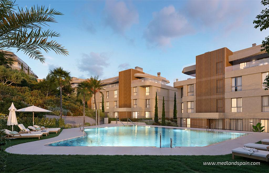 Wohnung in Mijas Costa, Malaga, Spanien 3 Schlafzimmer, 119 m2 Nr. 194048