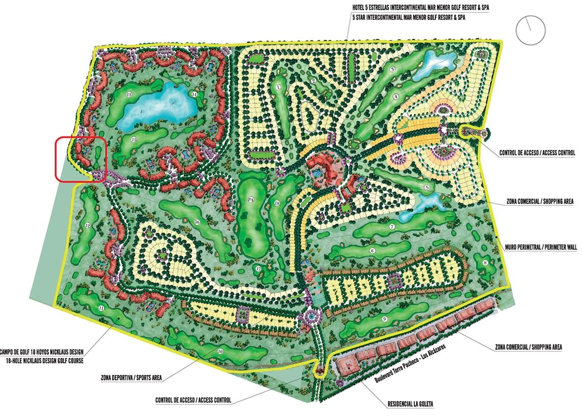 Dzīvoklis Mar Menor Golf Resort, Murcia, Spānijā 2 istabas,  Nr. 190308