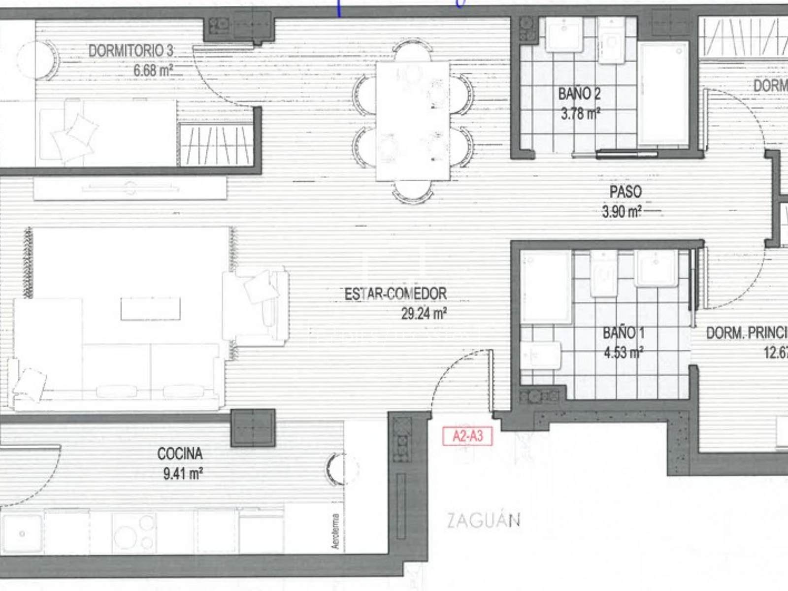 Dzīvoklis Vilanova i la Geltru, Barcelona, Spānijā 3 istabas, 102 m2 Nr. 168309