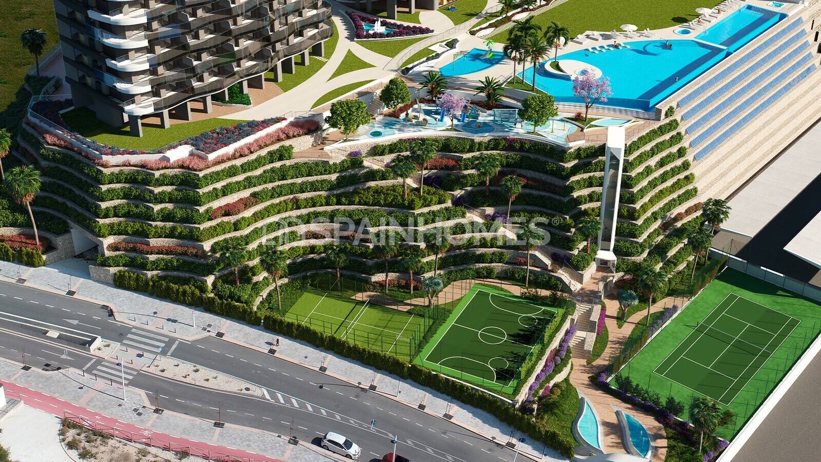 Apartment in Benidorm, Alicante, Spain 2 bedrooms, 87 sq.m. No. 70765