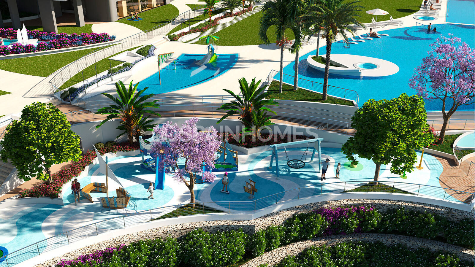 Apartment in Benidorm, Alicante, Spain 2 bedrooms, 87 sq.m. No. 70765