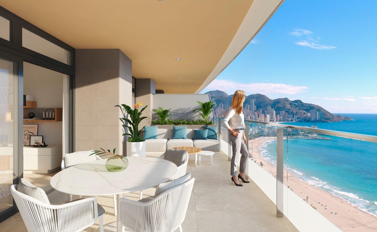 Appartamento a Benidorm, Alicante, Spagna 2 camere da letto, 109 mq. N° 66245