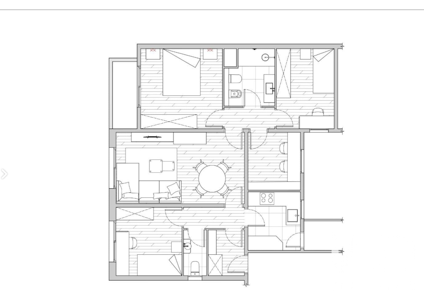 Wohnung in Barcelona, Spanien 4 Schlafzimmer, 93 m2 Nr. 187941