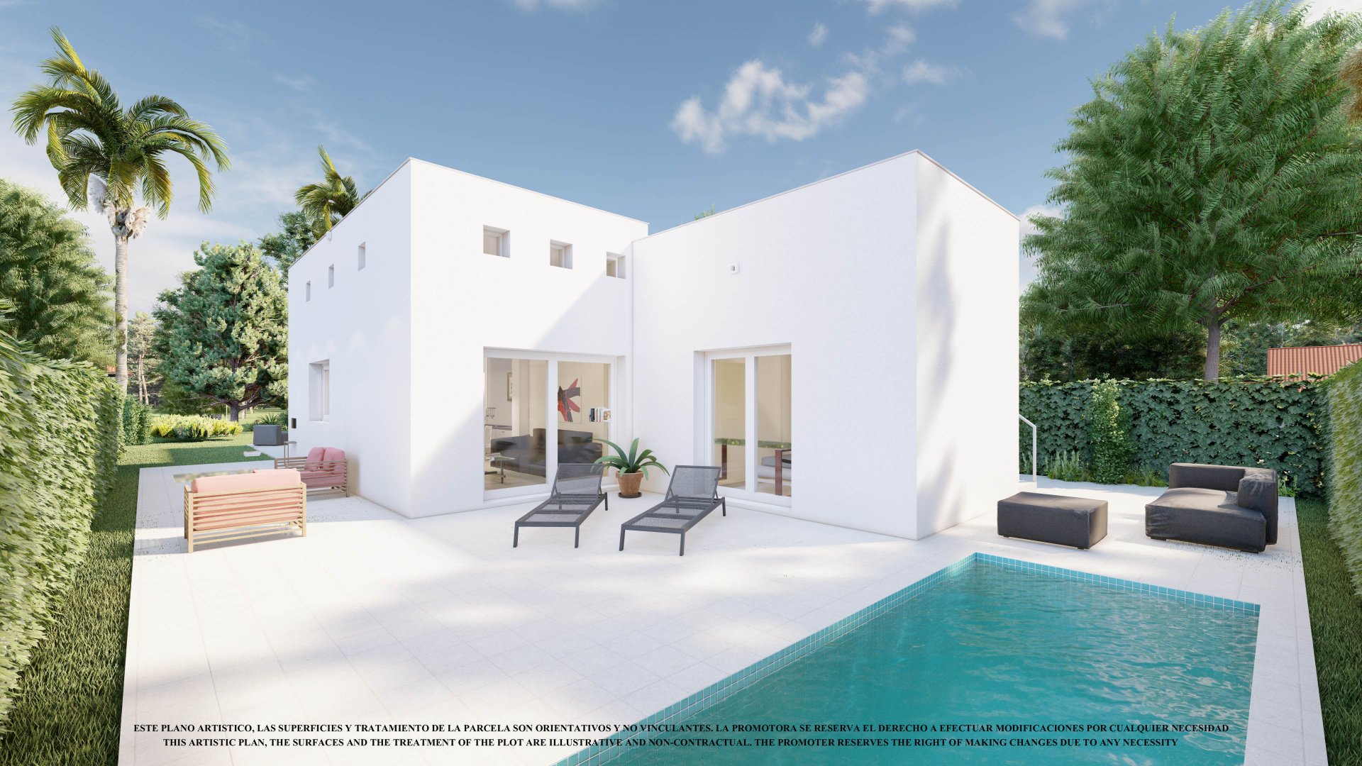 Villa in Los Alcazares, Murcia, Spanien 3 Schlafzimmer, 100 m2 Nr. 119862