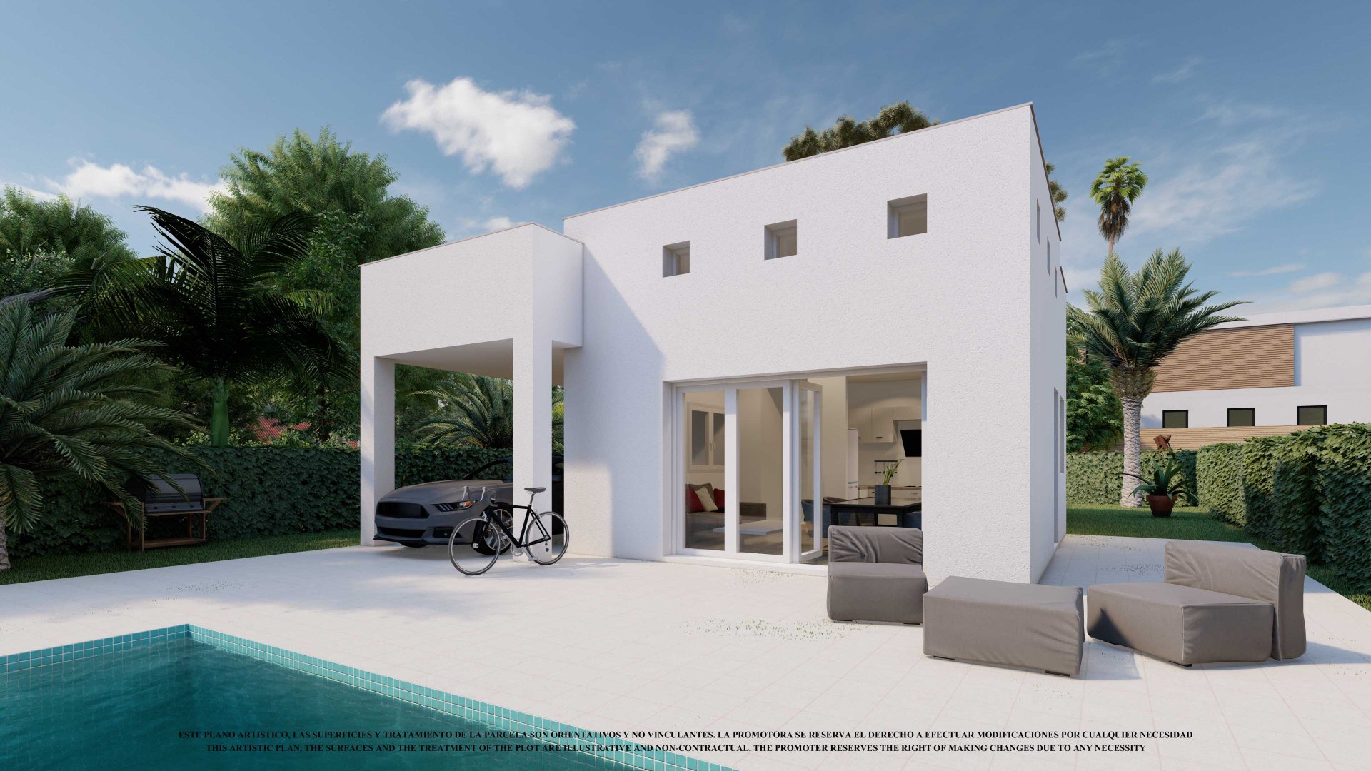Villa in Los Alcazares, Murcia, Spanien 3 Schlafzimmer, 100 m2 Nr. 119862