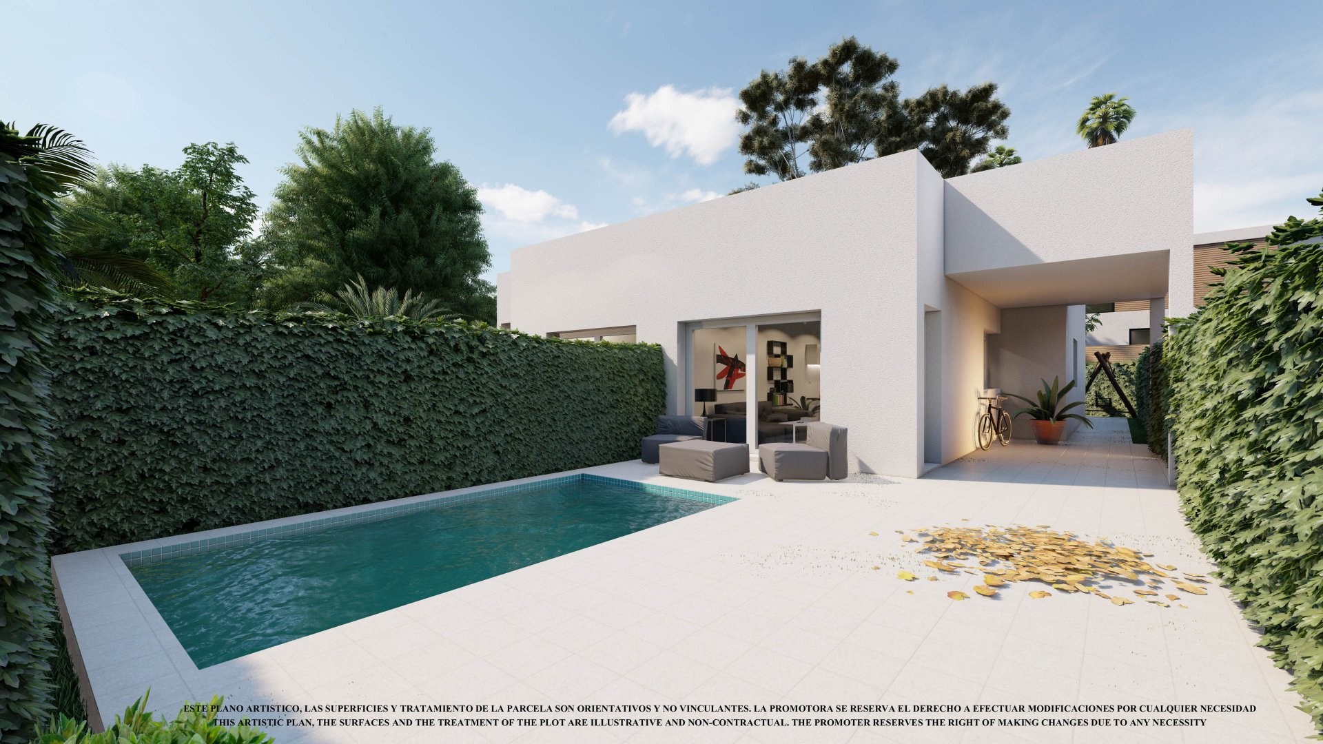 Villa in Los Alcazares, Murcia, Spanien 3 Schlafzimmer, 100 m2 Nr. 119862