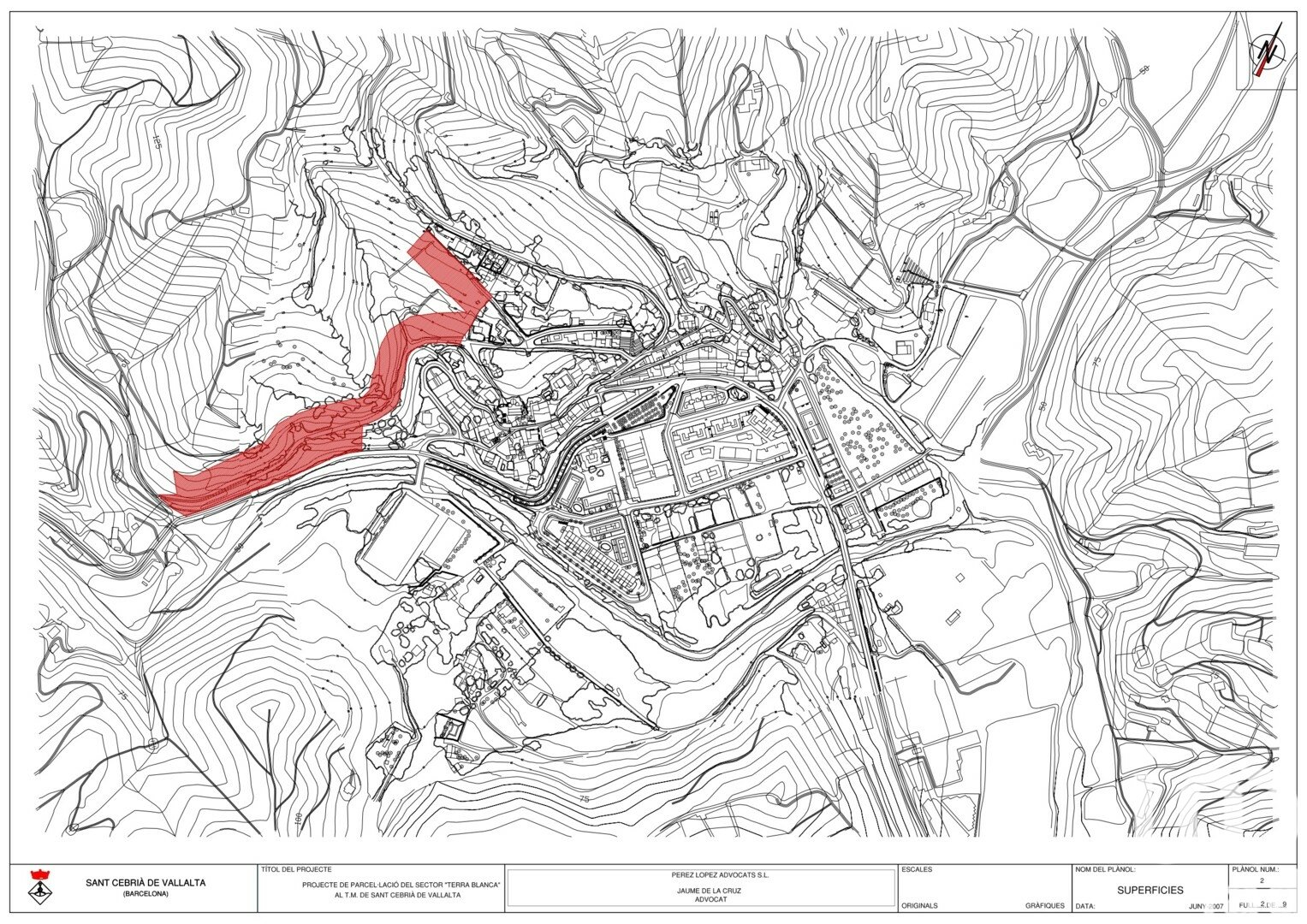 Parcela en Sant Cebrià de Vallalta, Barcelona, España 11000 m2 No. 154263