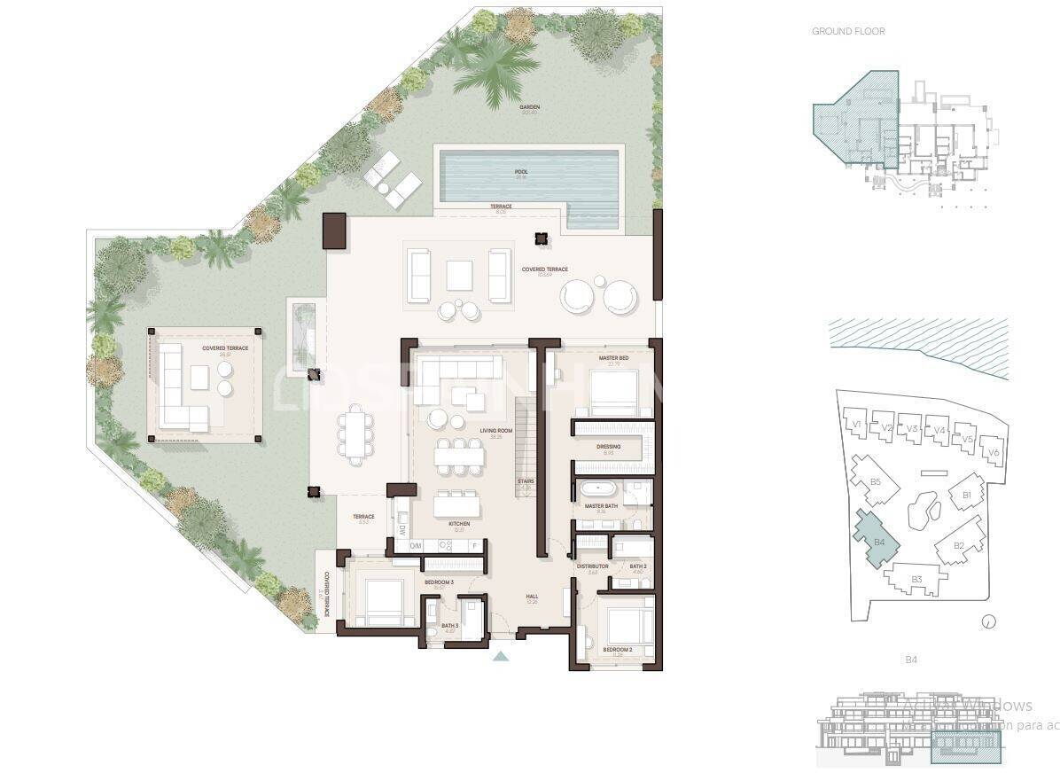 Dzīvoklis Estepona, Malaga, Spānijā 4 istabas, 260 m2 Nr. 177376
