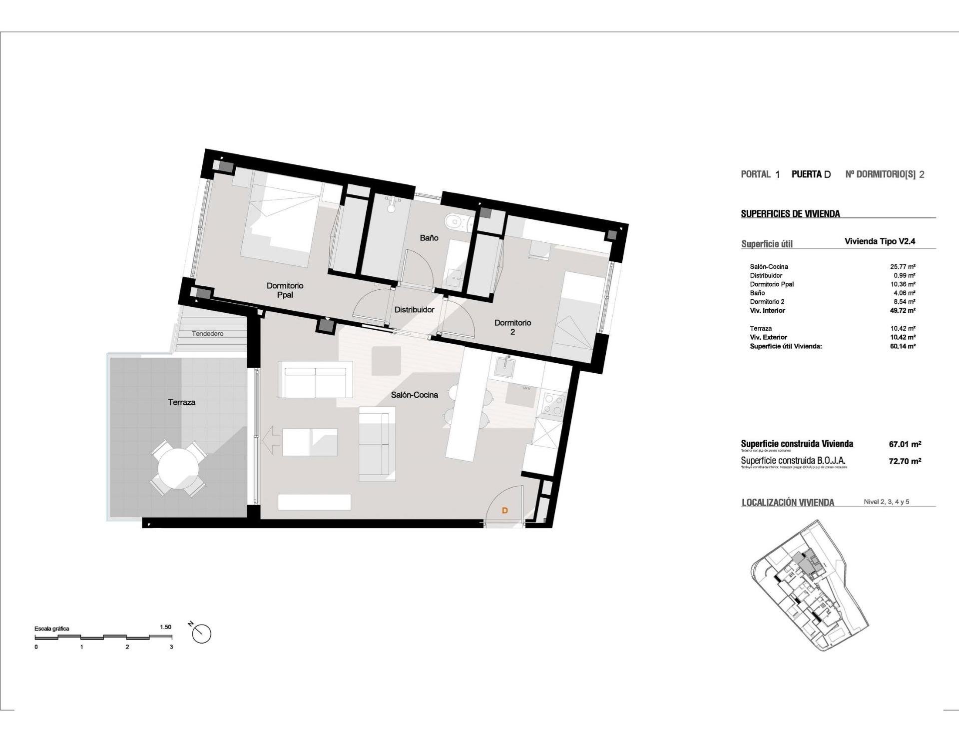 Apartament w Estepona, Malaga, Hiszpania 2 sypialnie, 72 mkw. nr 169391