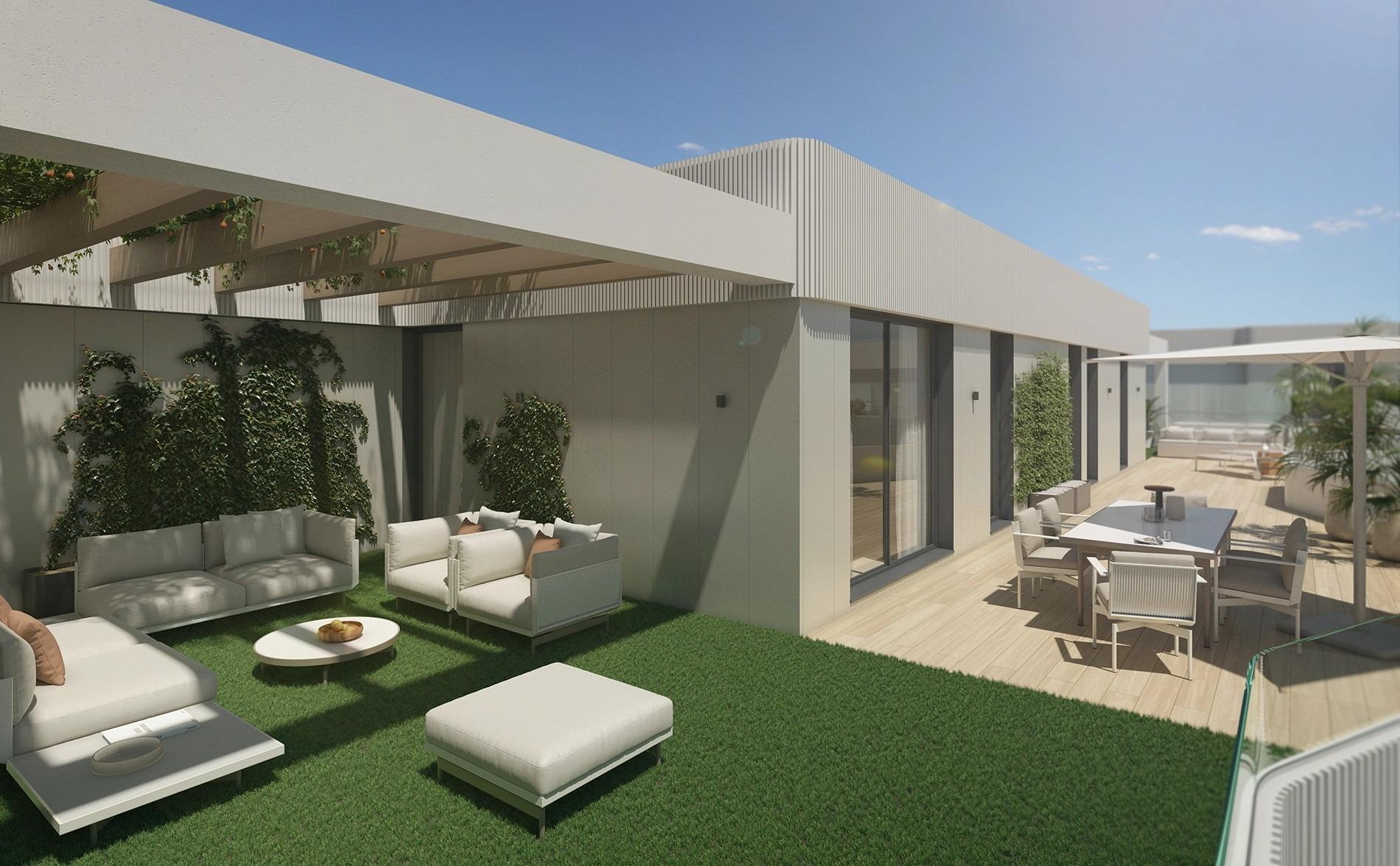 Takvåning i Mijas, Malaga, Spanien 3 sovrum, 124 kvm. Nr. 169393