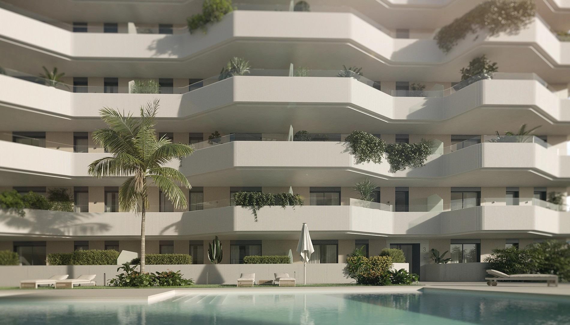 Takvåning i Mijas, Malaga, Spanien 3 sovrum, 124 kvm. Nr. 169393