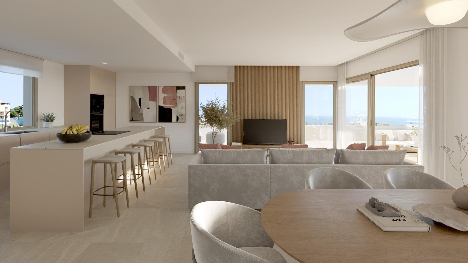 Penthouse in Mijas, Malaga, Spain 3 bedrooms, 135 sq.m. No. 169754