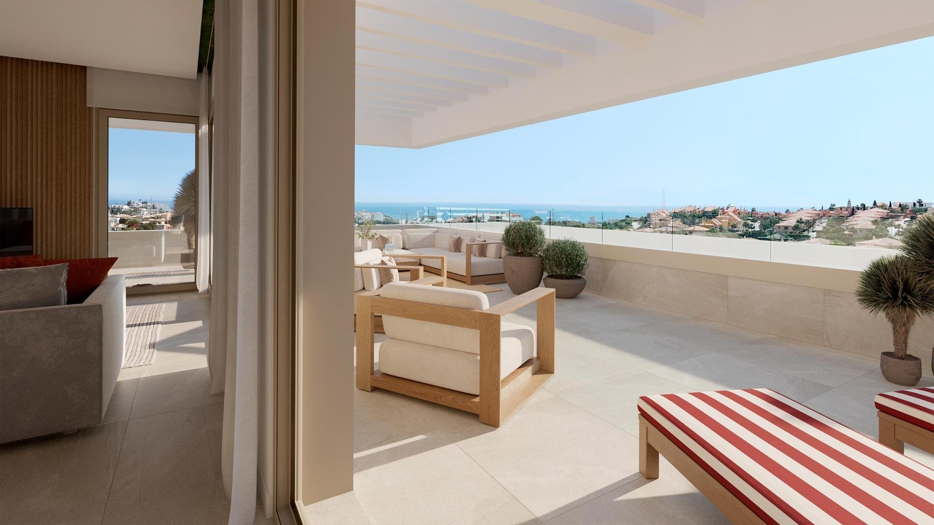 Penthouse in Mijas, Malaga, Spain 3 bedrooms, 135 sq.m. No. 169754