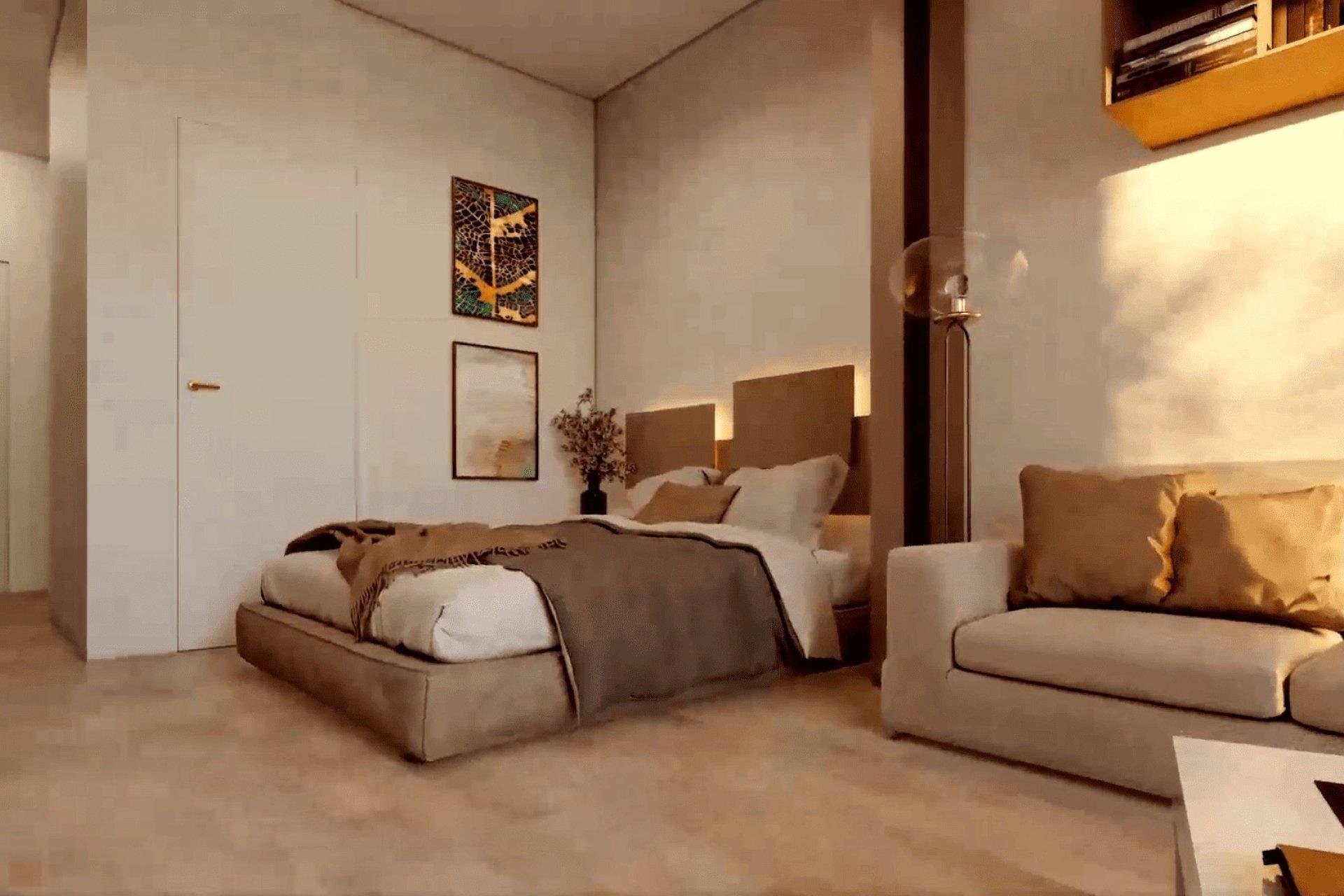 Huoneisto Torrevieja, Alicante, Espanja 1 makuuhuone, 46 m2 No. 184283