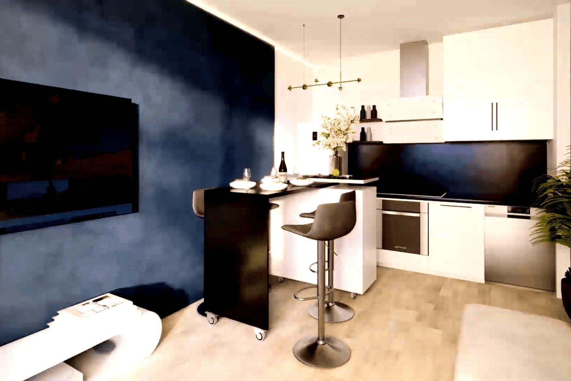 Huoneisto Torrevieja, Alicante, Espanja 1 makuuhuone, 46 m2 No. 184283