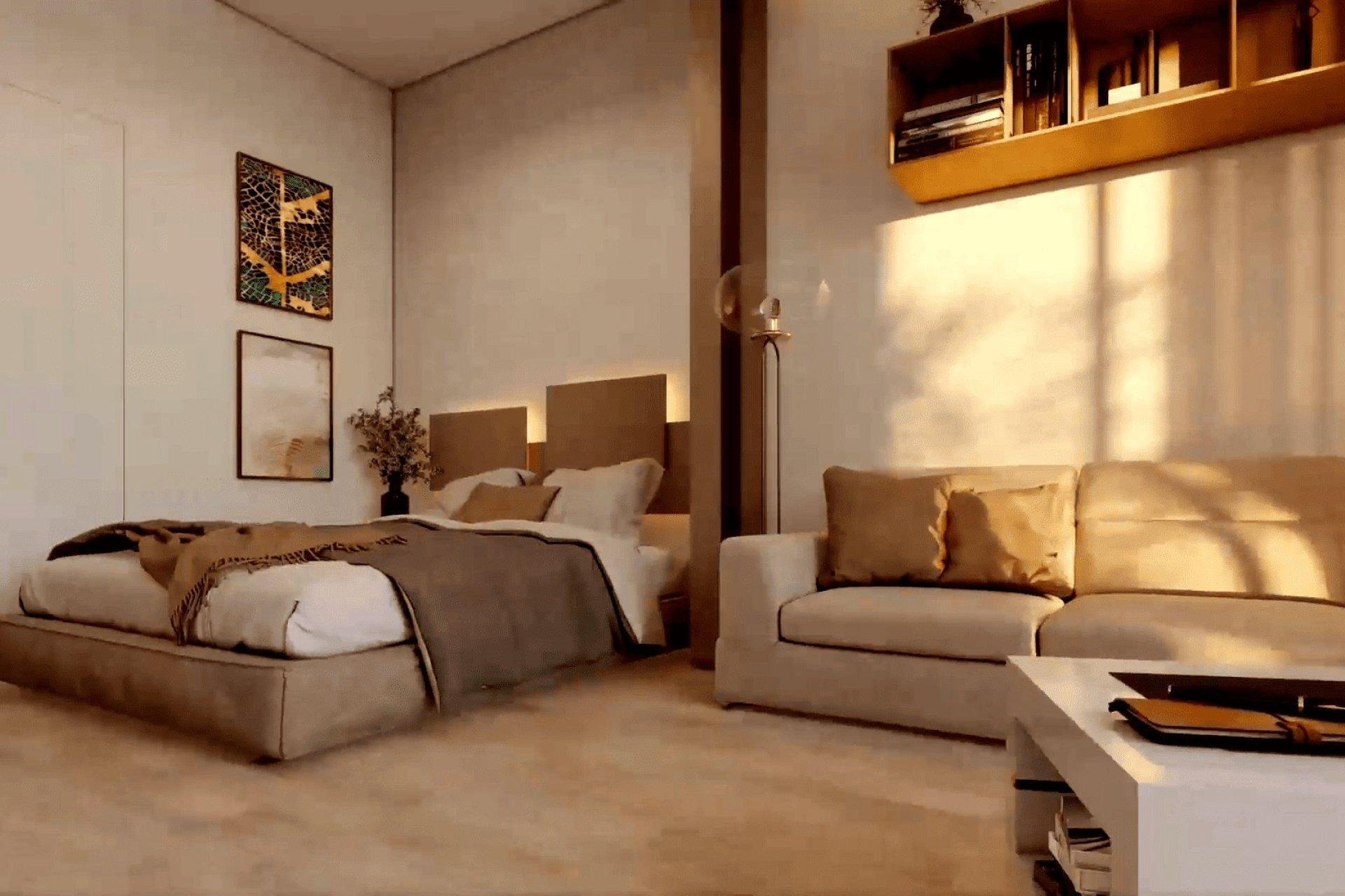 Huoneisto Torrevieja, Alicante, Espanja 1 makuuhuone, 46 m2 No. 184283