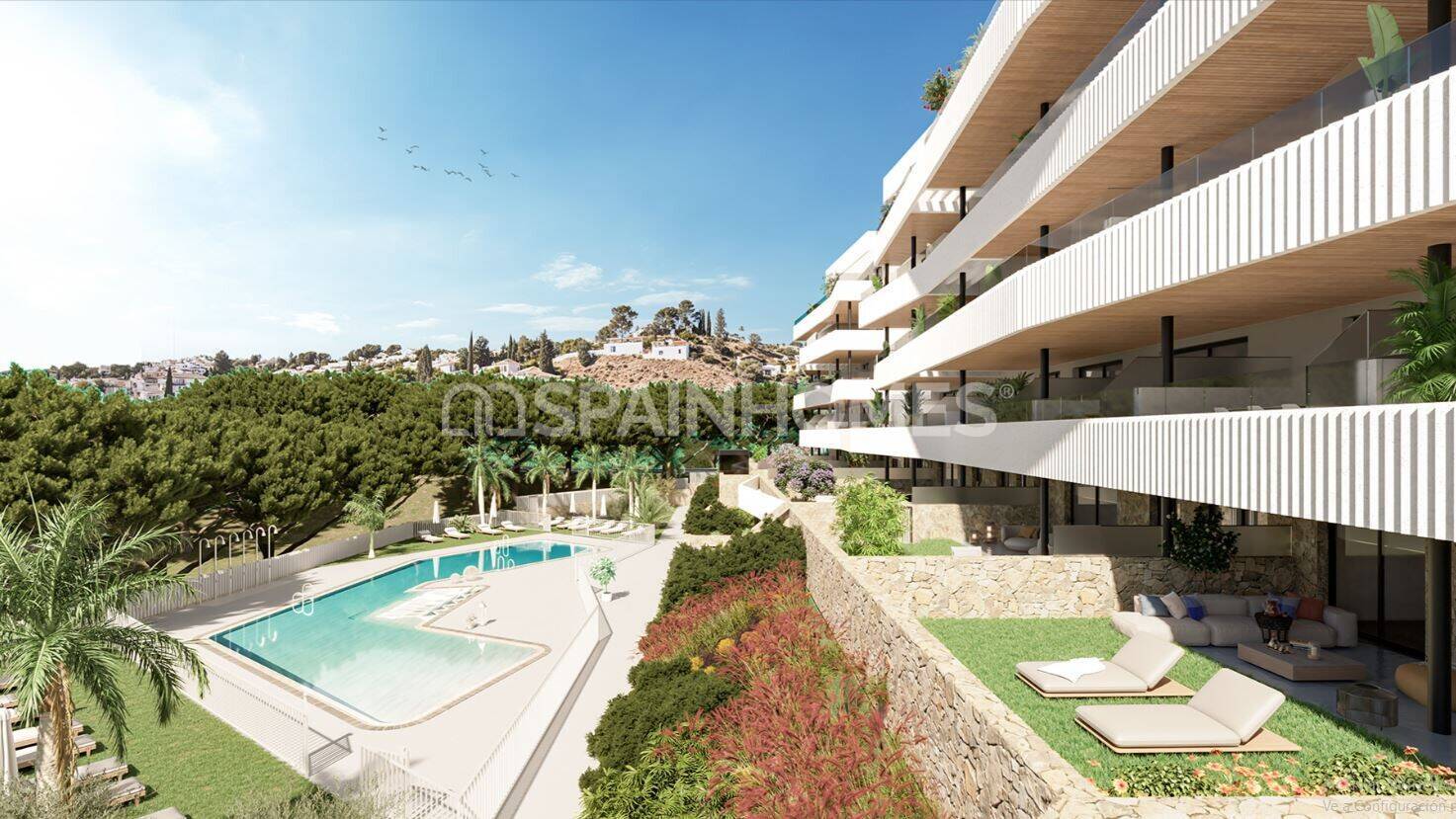 Huoneisto Mijas, Malaga, Espanja 2 makuuhuonetta, 121 m2 No. 146932