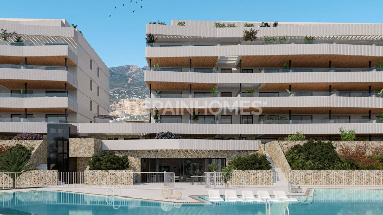 Huoneisto Mijas, Malaga, Espanja 2 makuuhuonetta, 121 m2 No. 146932