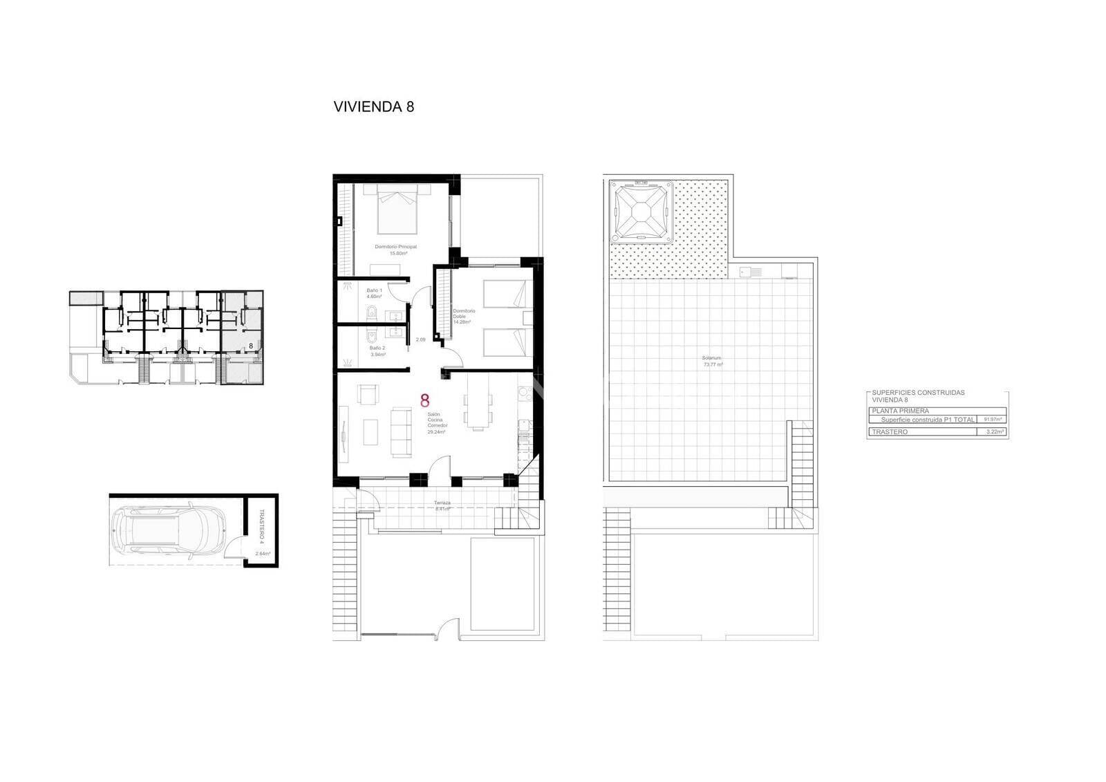 Huoneisto San Pedro del Pinatar, Murcia, Espanja 2 makuuhuonetta, 92 m2 No. 161600