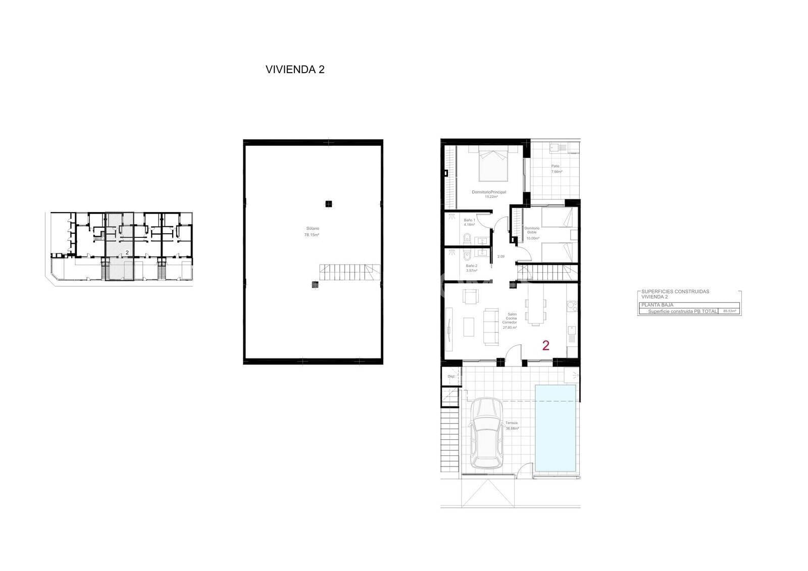Huoneisto San Pedro del Pinatar, Murcia, Espanja 2 makuuhuonetta, 92 m2 No. 161600