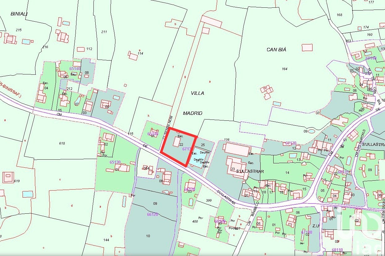 Land plot in Sant Lluis, Menorca, Spain 1741 sq.m. No. 153924