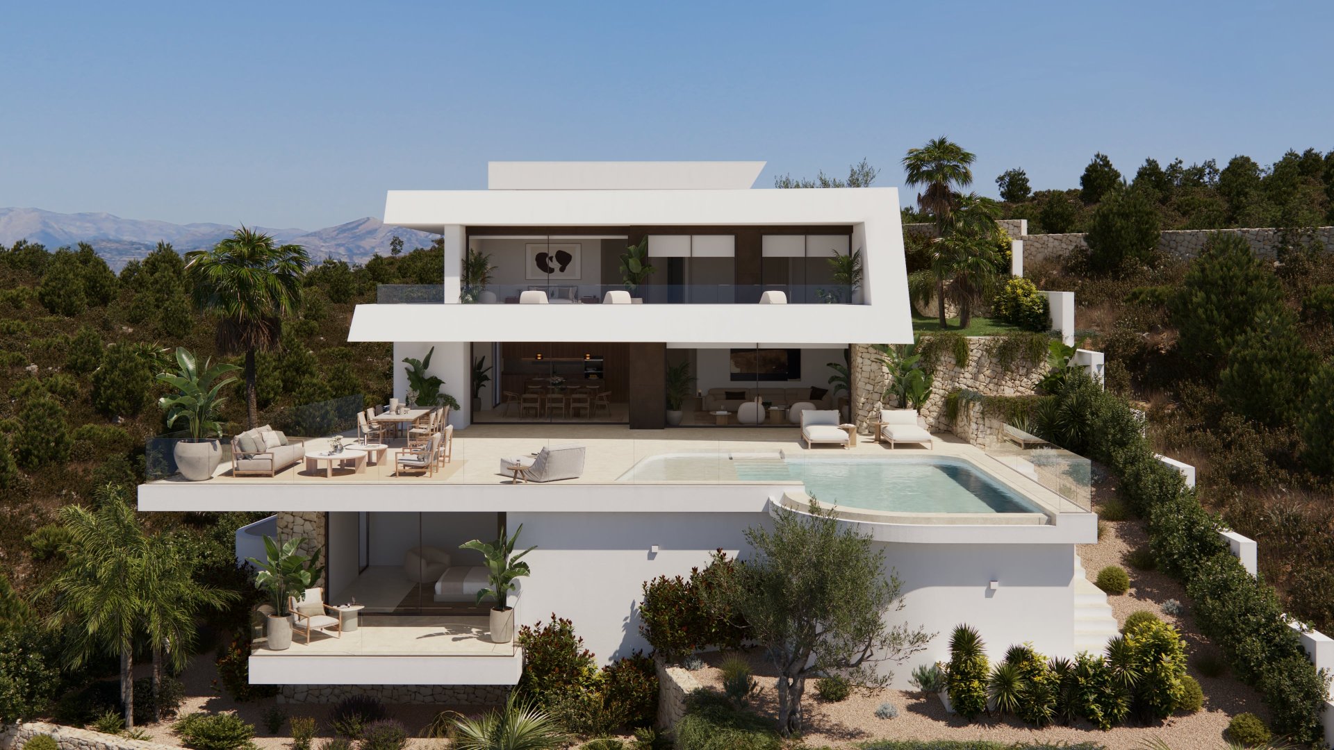 Villa à Benitachell, Alicante, Espagne 4 chambres, 270 m2 No. 191742