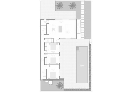 Layout 3 bedrooms, 130 sq.m. in VILLAS ALEJANDRA XIV in Los Alcázares, Murcia, Spain No. 156114