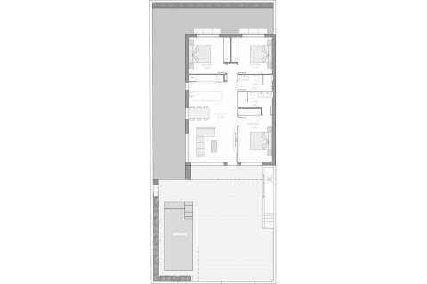 Layout 3 bedrooms, 103 sq.m. in VILLAS ALEJANDRA XIV in Los Alcázares, Murcia, Spain No. 156113