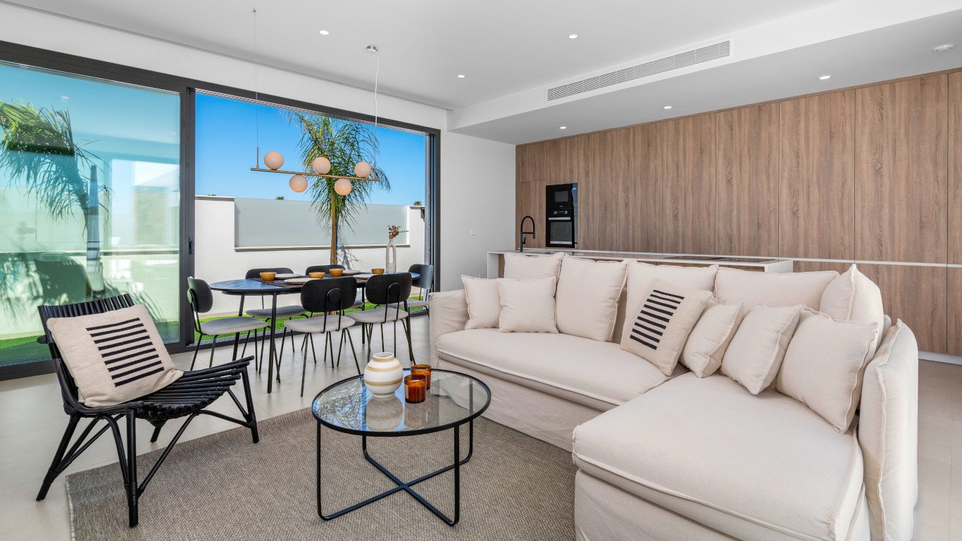 Huvila VILLAS ALEJANDRA XIV, Los Alcazares, Murcia, Espanja 3 makuuhuonetta, 130 m2 No. 156118