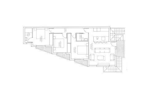 Layout 3 bedrooms, 86.9 sq.m in Villas Joblan 2 in San Pedro del Pinatar, Murcia, Spain No. 148454