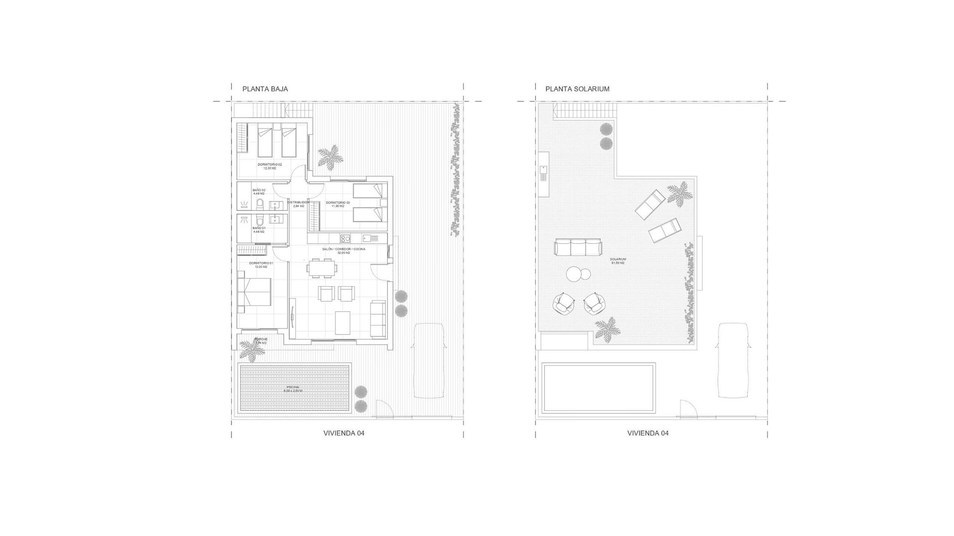 Villa en Residencial Breathe III, Murcia, España 3 dormitorios, 96.32 m2 No. 148441