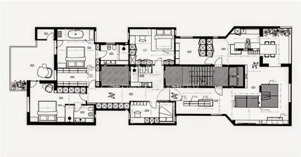 Penthouse in Barcelona, Spain 4 bedrooms, 268 sq.m. No. 159949