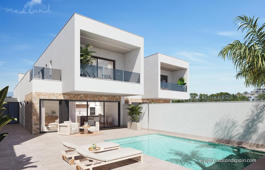 Villa à Lo Pagan, Murcia, Espagne 3 chambres, 112 m2 No. 154405