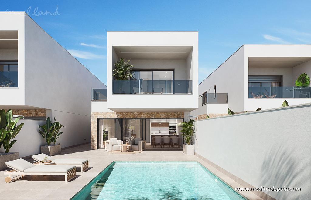 Villa à Lo Pagan, Murcia, Espagne 3 chambres, 112 m2 No. 154405
