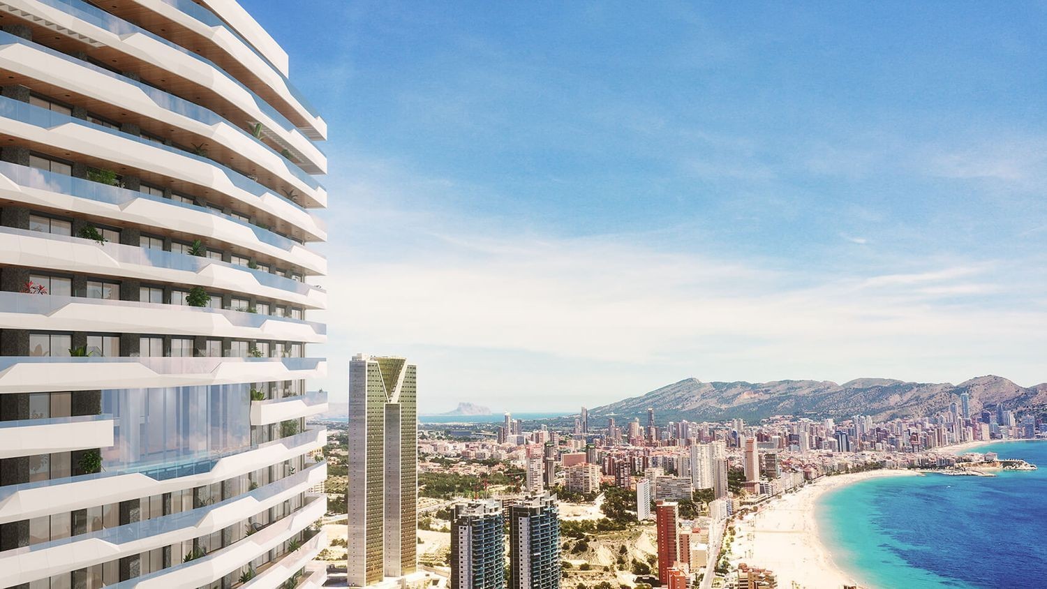 Wohnung in Benidorm, Alicante, Spanien 3 Schlafzimmer, 105 m2 Nr. 196105