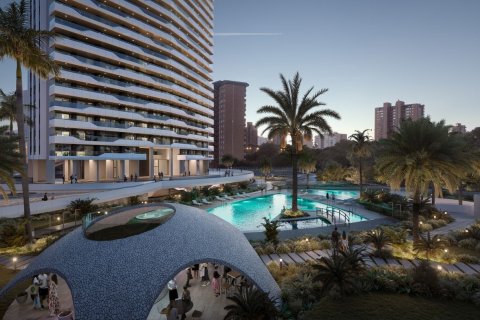 Lägenhet i Benidorm, Alicante, Spanien 3 sovrum, 105 kvm. Nr. 196105