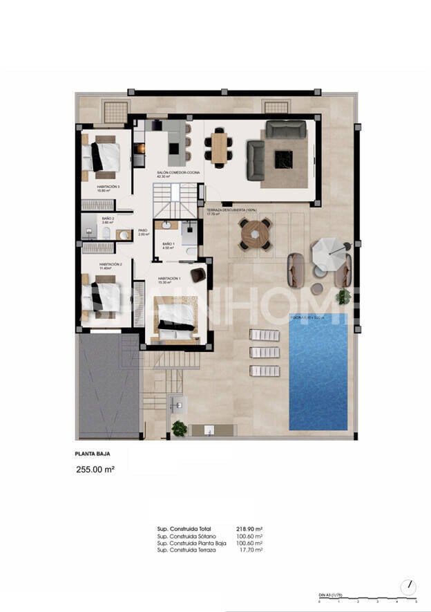 Villa in Rojales, Alicante, Spain 3 bedrooms, 118 sq.m. No. 164358